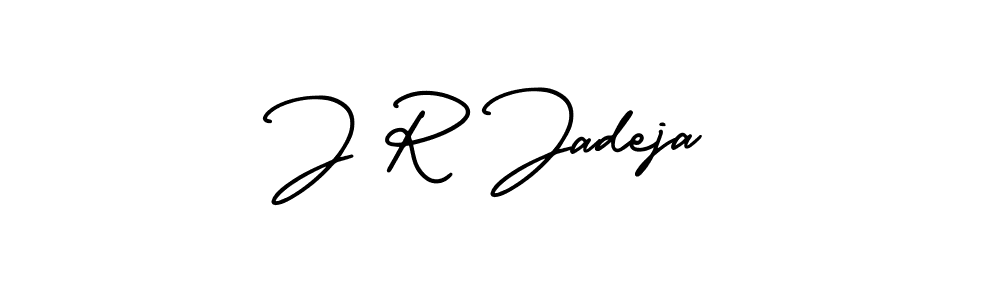 Make a beautiful signature design for name J R Jadeja. Use this online signature maker to create a handwritten signature for free. J R Jadeja signature style 3 images and pictures png