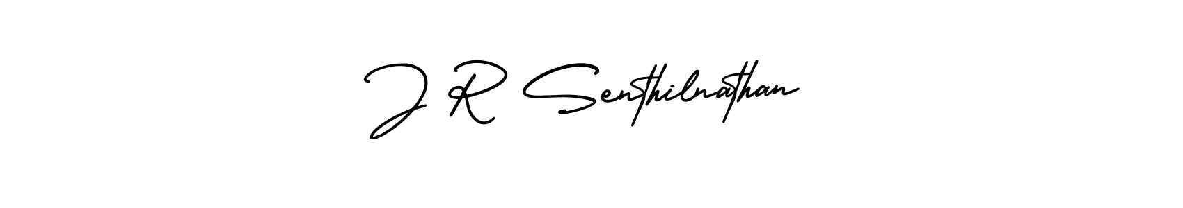 AmerikaSignatureDemo-Regular is a professional signature style that is perfect for those who want to add a touch of class to their signature. It is also a great choice for those who want to make their signature more unique. Get J R Senthilnathan name to fancy signature for free. J R Senthilnathan signature style 3 images and pictures png