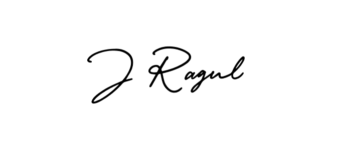 Similarly AmerikaSignatureDemo-Regular is the best handwritten signature design. Signature creator online .You can use it as an online autograph creator for name J Ragul. J Ragul signature style 3 images and pictures png