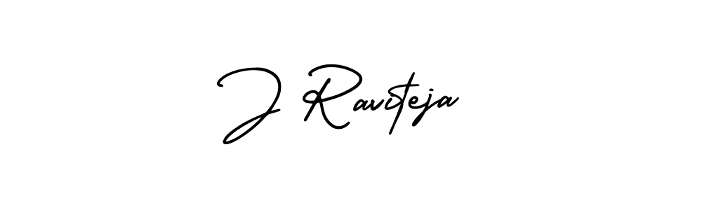 It looks lik you need a new signature style for name J Raviteja. Design unique handwritten (AmerikaSignatureDemo-Regular) signature with our free signature maker in just a few clicks. J Raviteja signature style 3 images and pictures png