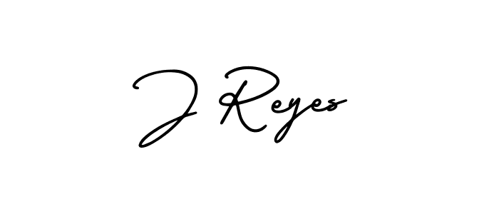 You should practise on your own different ways (AmerikaSignatureDemo-Regular) to write your name (J Reyes) in signature. don't let someone else do it for you. J Reyes signature style 3 images and pictures png
