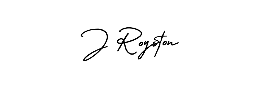 if you are searching for the best signature style for your name J Royston. so please give up your signature search. here we have designed multiple signature styles  using AmerikaSignatureDemo-Regular. J Royston signature style 3 images and pictures png