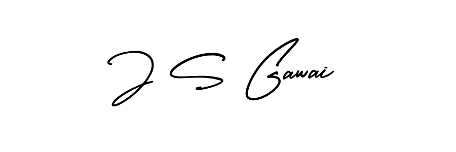 AmerikaSignatureDemo-Regular is a professional signature style that is perfect for those who want to add a touch of class to their signature. It is also a great choice for those who want to make their signature more unique. Get J S Gawai name to fancy signature for free. J S Gawai signature style 3 images and pictures png