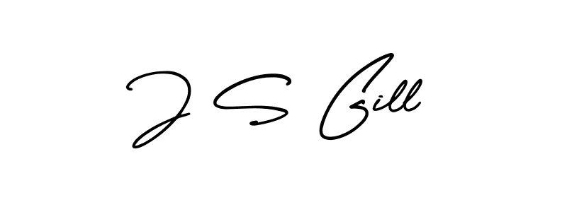 Make a beautiful signature design for name J S Gill. With this signature (AmerikaSignatureDemo-Regular) style, you can create a handwritten signature for free. J S Gill signature style 3 images and pictures png