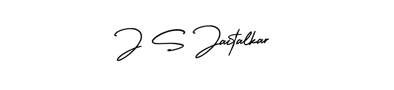 Also You can easily find your signature by using the search form. We will create J S Jaitalkar name handwritten signature images for you free of cost using AmerikaSignatureDemo-Regular sign style. J S Jaitalkar signature style 3 images and pictures png