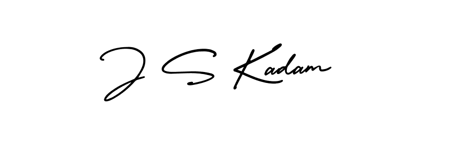 Similarly AmerikaSignatureDemo-Regular is the best handwritten signature design. Signature creator online .You can use it as an online autograph creator for name J S Kadam. J S Kadam signature style 3 images and pictures png