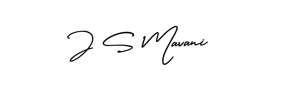 You should practise on your own different ways (AmerikaSignatureDemo-Regular) to write your name (J S Mavani) in signature. don't let someone else do it for you. J S Mavani signature style 3 images and pictures png