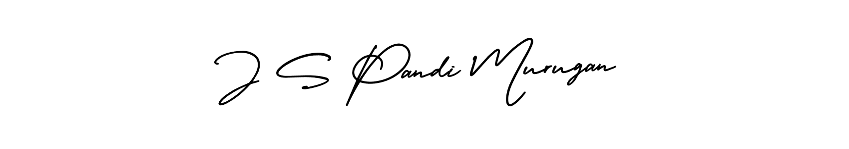 Also we have J S Pandi Murugan name is the best signature style. Create professional handwritten signature collection using AmerikaSignatureDemo-Regular autograph style. J S Pandi Murugan signature style 3 images and pictures png