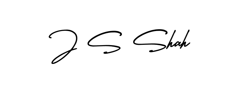 Make a beautiful signature design for name J S Shah. With this signature (AmerikaSignatureDemo-Regular) style, you can create a handwritten signature for free. J S Shah signature style 3 images and pictures png