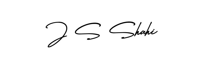 Make a beautiful signature design for name J S Shahi. With this signature (AmerikaSignatureDemo-Regular) style, you can create a handwritten signature for free. J S Shahi signature style 3 images and pictures png