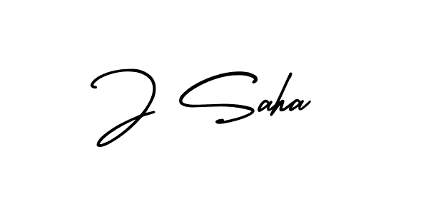 if you are searching for the best signature style for your name J Saha. so please give up your signature search. here we have designed multiple signature styles  using AmerikaSignatureDemo-Regular. J Saha signature style 3 images and pictures png