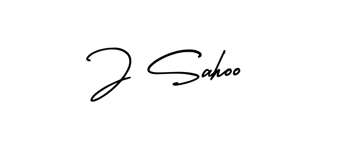 The best way (AmerikaSignatureDemo-Regular) to make a short signature is to pick only two or three words in your name. The name J Sahoo include a total of six letters. For converting this name. J Sahoo signature style 3 images and pictures png