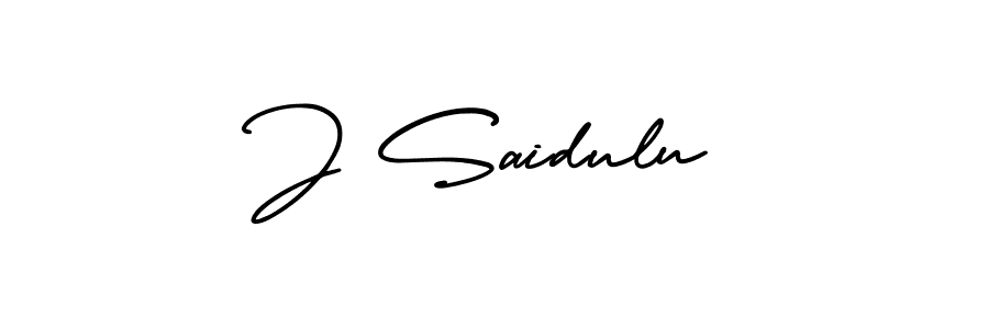 How to make J Saidulu signature? AmerikaSignatureDemo-Regular is a professional autograph style. Create handwritten signature for J Saidulu name. J Saidulu signature style 3 images and pictures png