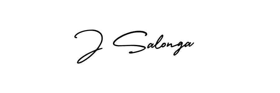 It looks lik you need a new signature style for name J Salonga. Design unique handwritten (AmerikaSignatureDemo-Regular) signature with our free signature maker in just a few clicks. J Salonga signature style 3 images and pictures png