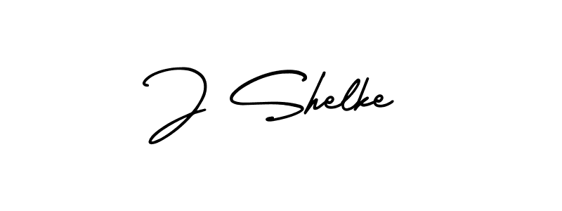 Create a beautiful signature design for name J Shelke. With this signature (AmerikaSignatureDemo-Regular) fonts, you can make a handwritten signature for free. J Shelke signature style 3 images and pictures png