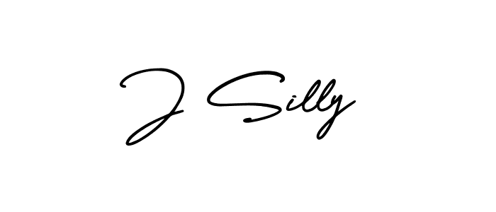 J Silly stylish signature style. Best Handwritten Sign (AmerikaSignatureDemo-Regular) for my name. Handwritten Signature Collection Ideas for my name J Silly. J Silly signature style 3 images and pictures png