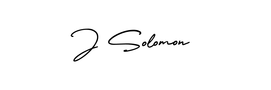 Also we have J Solomon name is the best signature style. Create professional handwritten signature collection using AmerikaSignatureDemo-Regular autograph style. J Solomon signature style 3 images and pictures png