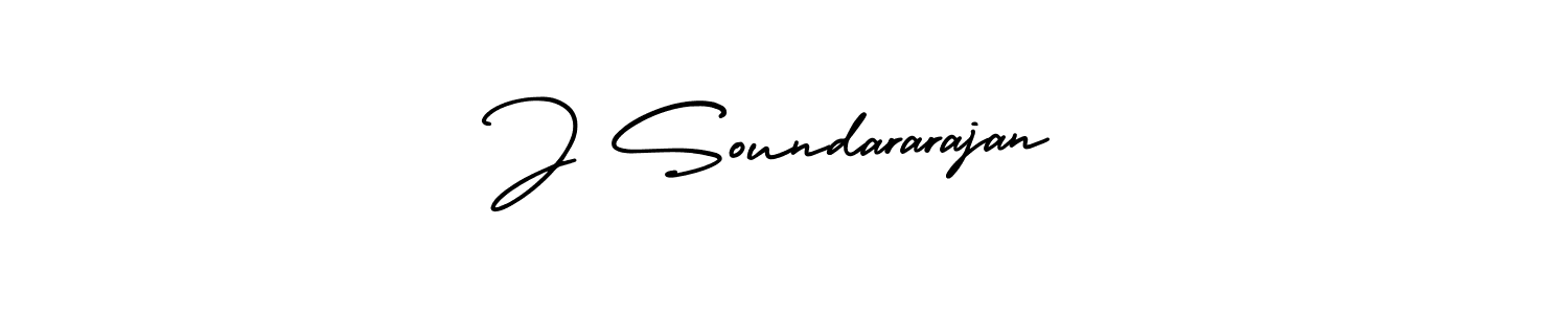 J Soundararajan stylish signature style. Best Handwritten Sign (AmerikaSignatureDemo-Regular) for my name. Handwritten Signature Collection Ideas for my name J Soundararajan. J Soundararajan signature style 3 images and pictures png