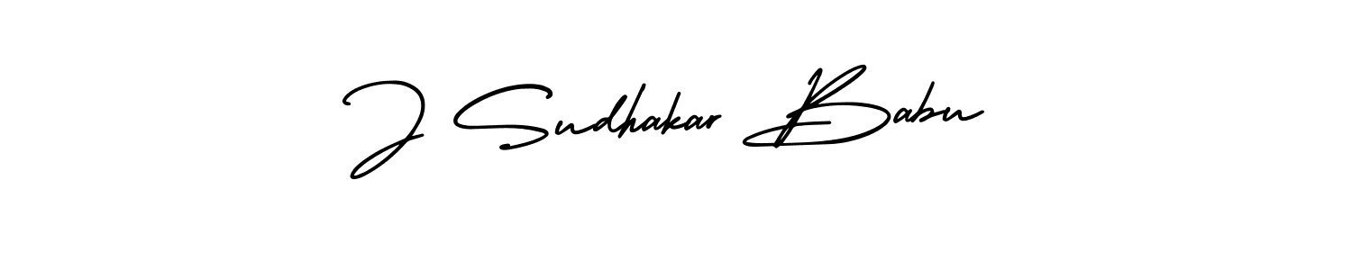 AmerikaSignatureDemo-Regular is a professional signature style that is perfect for those who want to add a touch of class to their signature. It is also a great choice for those who want to make their signature more unique. Get J Sudhakar Babu name to fancy signature for free. J Sudhakar Babu signature style 3 images and pictures png