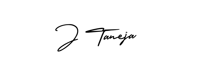 Also we have J Taneja name is the best signature style. Create professional handwritten signature collection using AmerikaSignatureDemo-Regular autograph style. J Taneja signature style 3 images and pictures png