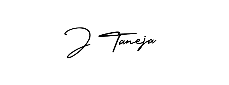 Also we have J Taneja name is the best signature style. Create professional handwritten signature collection using AmerikaSignatureDemo-Regular autograph style. J Taneja signature style 3 images and pictures png