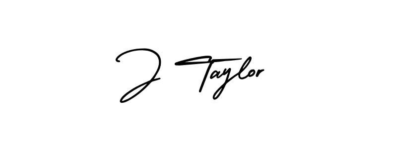 Design your own signature with our free online signature maker. With this signature software, you can create a handwritten (AmerikaSignatureDemo-Regular) signature for name J Taylor. J Taylor signature style 3 images and pictures png