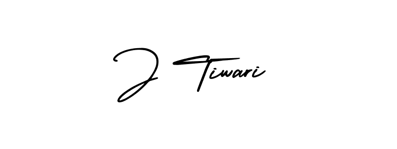 You should practise on your own different ways (AmerikaSignatureDemo-Regular) to write your name (J Tiwari) in signature. don't let someone else do it for you. J Tiwari signature style 3 images and pictures png