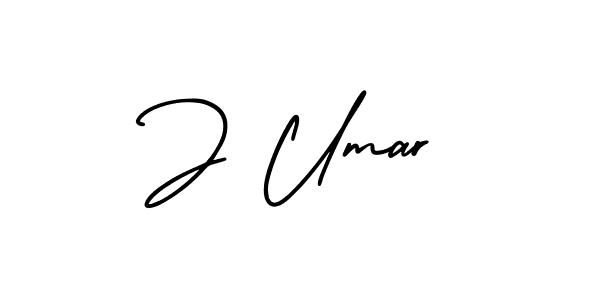 It looks lik you need a new signature style for name J Umar. Design unique handwritten (AmerikaSignatureDemo-Regular) signature with our free signature maker in just a few clicks. J Umar signature style 3 images and pictures png