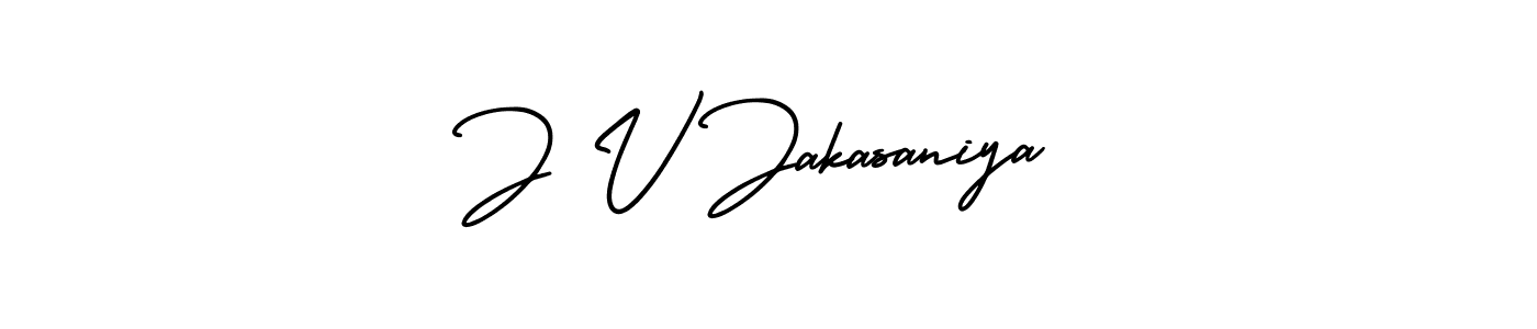 Also we have J V Jakasaniya name is the best signature style. Create professional handwritten signature collection using AmerikaSignatureDemo-Regular autograph style. J V Jakasaniya signature style 3 images and pictures png