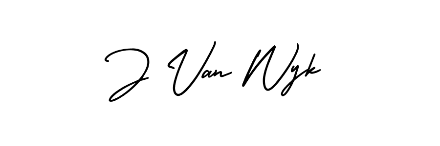How to make J Van Wyk signature? AmerikaSignatureDemo-Regular is a professional autograph style. Create handwritten signature for J Van Wyk name. J Van Wyk signature style 3 images and pictures png