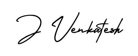 Express your personality with a custom J Venkatesh signature crafted with AmerikaSignatureDemo-Regular typography. Free transparent PNG download available. J Venkatesh signature style 3 images and pictures png