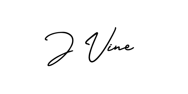 How to Draw J Vine signature style? AmerikaSignatureDemo-Regular is a latest design signature styles for name J Vine. J Vine signature style 3 images and pictures png