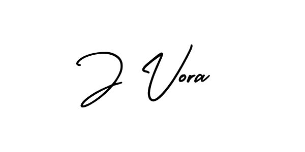 Also we have J Vora name is the best signature style. Create professional handwritten signature collection using AmerikaSignatureDemo-Regular autograph style. J Vora signature style 3 images and pictures png