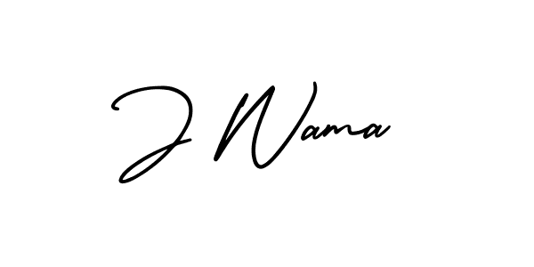 Best and Professional Signature Style for J Wama. AmerikaSignatureDemo-Regular Best Signature Style Collection. J Wama signature style 3 images and pictures png