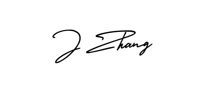 J Zhang stylish signature style. Best Handwritten Sign (AmerikaSignatureDemo-Regular) for my name. Handwritten Signature Collection Ideas for my name J Zhang. J Zhang signature style 3 images and pictures png