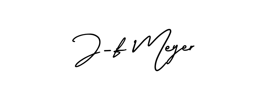 Also we have J-f Meyer name is the best signature style. Create professional handwritten signature collection using AmerikaSignatureDemo-Regular autograph style. J-f Meyer signature style 3 images and pictures png