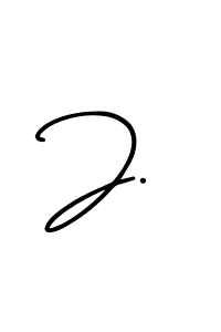 Create a beautiful signature design for name J.. With this signature (AmerikaSignatureDemo-Regular) fonts, you can make a handwritten signature for free. J. signature style 3 images and pictures png