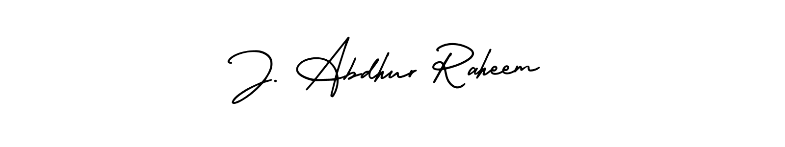 See photos of J. Abdhur Raheem official signature by Spectra . Check more albums & portfolios. Read reviews & check more about AmerikaSignatureDemo-Regular font. J. Abdhur Raheem signature style 3 images and pictures png