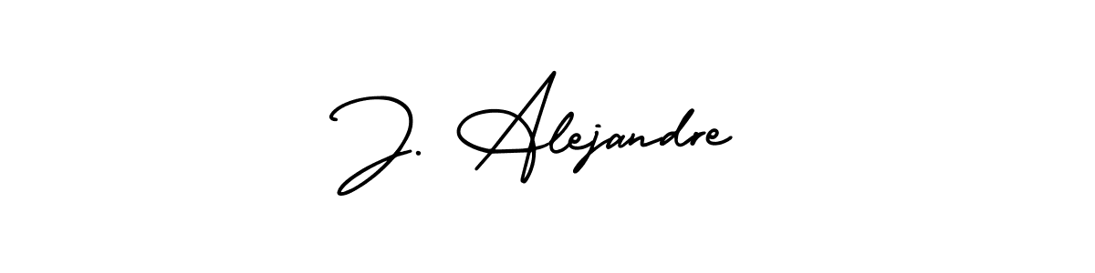 Also we have J. Alejandre name is the best signature style. Create professional handwritten signature collection using AmerikaSignatureDemo-Regular autograph style. J. Alejandre signature style 3 images and pictures png