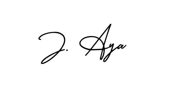 Make a short J. Aya signature style. Manage your documents anywhere anytime using AmerikaSignatureDemo-Regular. Create and add eSignatures, submit forms, share and send files easily. J. Aya signature style 3 images and pictures png