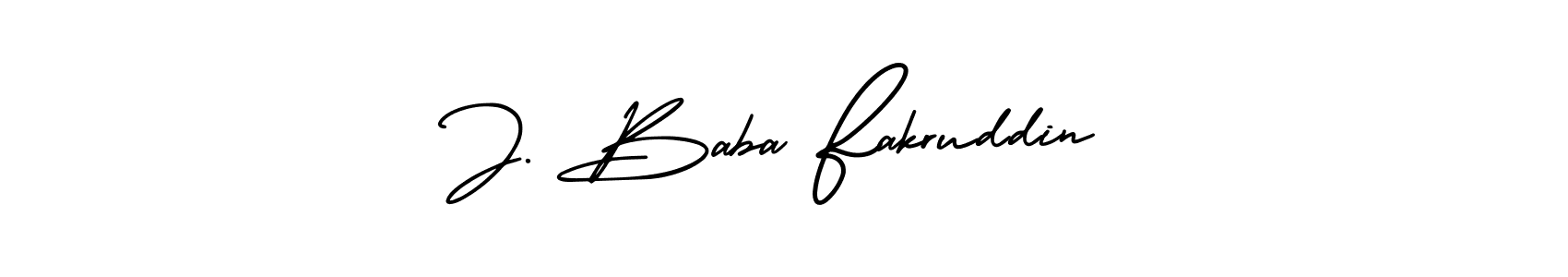 How to Draw J. Baba Fakruddin signature style? AmerikaSignatureDemo-Regular is a latest design signature styles for name J. Baba Fakruddin. J. Baba Fakruddin signature style 3 images and pictures png