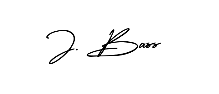 The best way (AmerikaSignatureDemo-Regular) to make a short signature is to pick only two or three words in your name. The name J. Bass include a total of six letters. For converting this name. J. Bass signature style 3 images and pictures png