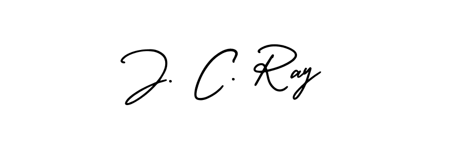 AmerikaSignatureDemo-Regular is a professional signature style that is perfect for those who want to add a touch of class to their signature. It is also a great choice for those who want to make their signature more unique. Get J. C. Ray name to fancy signature for free. J. C. Ray signature style 3 images and pictures png