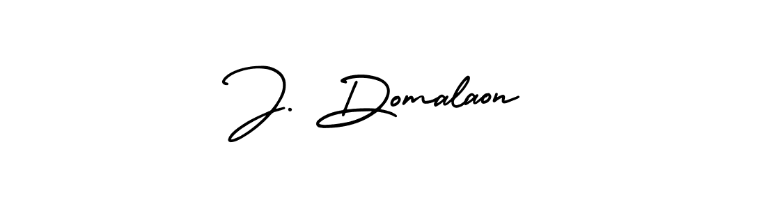 Best and Professional Signature Style for J. Domalaon. AmerikaSignatureDemo-Regular Best Signature Style Collection. J. Domalaon signature style 3 images and pictures png