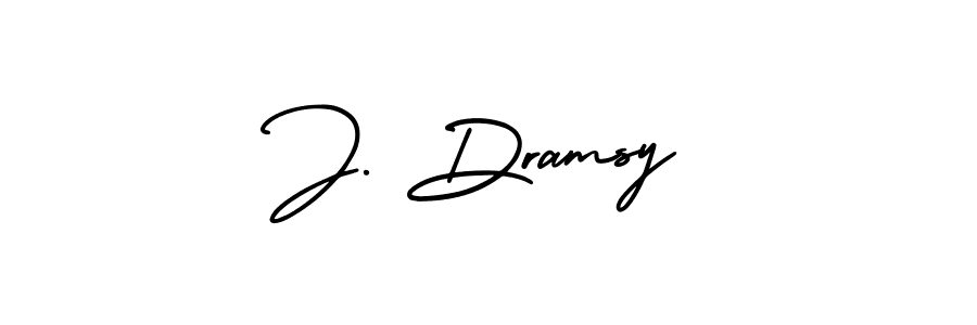 This is the best signature style for the J. Dramsy name. Also you like these signature font (AmerikaSignatureDemo-Regular). Mix name signature. J. Dramsy signature style 3 images and pictures png