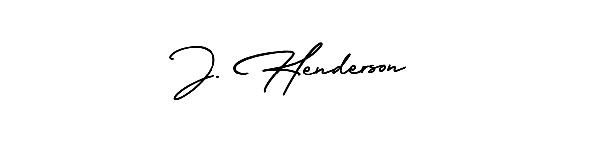 J. Henderson stylish signature style. Best Handwritten Sign (AmerikaSignatureDemo-Regular) for my name. Handwritten Signature Collection Ideas for my name J. Henderson. J. Henderson signature style 3 images and pictures png