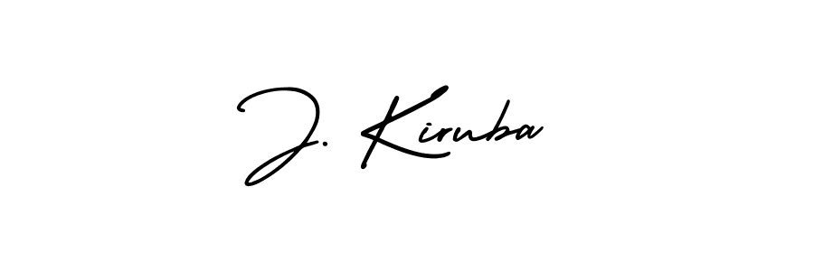 Make a short J. Kiruba signature style. Manage your documents anywhere anytime using AmerikaSignatureDemo-Regular. Create and add eSignatures, submit forms, share and send files easily. J. Kiruba signature style 3 images and pictures png