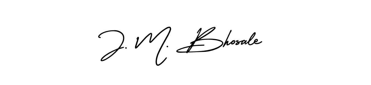 Also we have J. M. Bhosale name is the best signature style. Create professional handwritten signature collection using AmerikaSignatureDemo-Regular autograph style. J. M. Bhosale signature style 3 images and pictures png