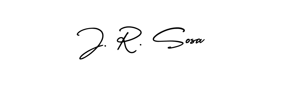 Also You can easily find your signature by using the search form. We will create J. R. Sosa name handwritten signature images for you free of cost using AmerikaSignatureDemo-Regular sign style. J. R. Sosa signature style 3 images and pictures png