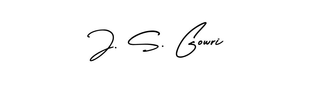 if you are searching for the best signature style for your name J. S. Gowri. so please give up your signature search. here we have designed multiple signature styles  using AmerikaSignatureDemo-Regular. J. S. Gowri signature style 3 images and pictures png